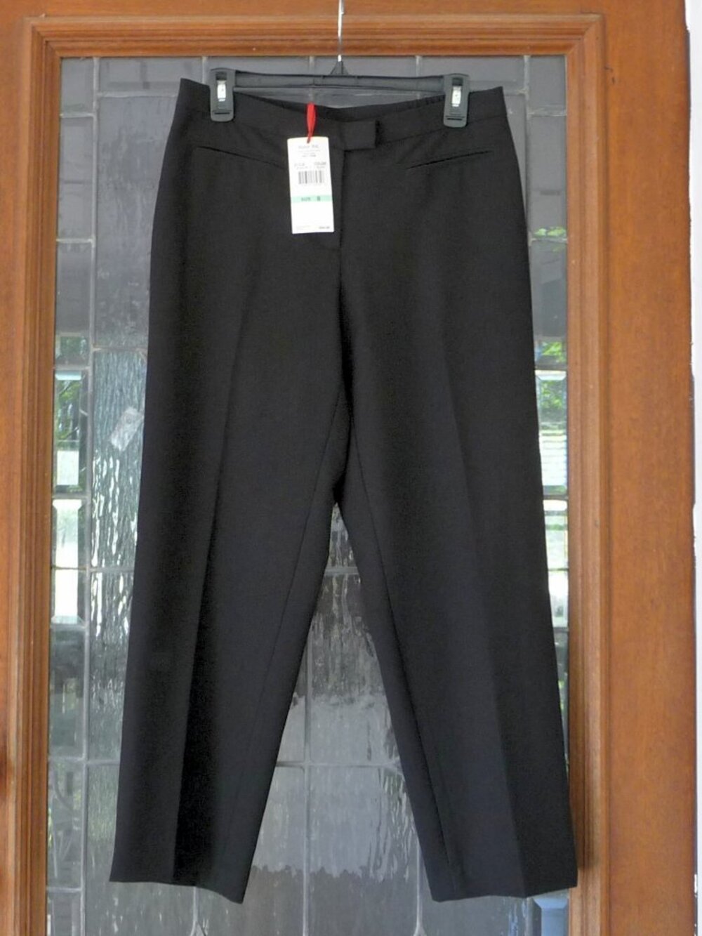 RUBY RD. COMFORT WAIST BLACK PANTS 8